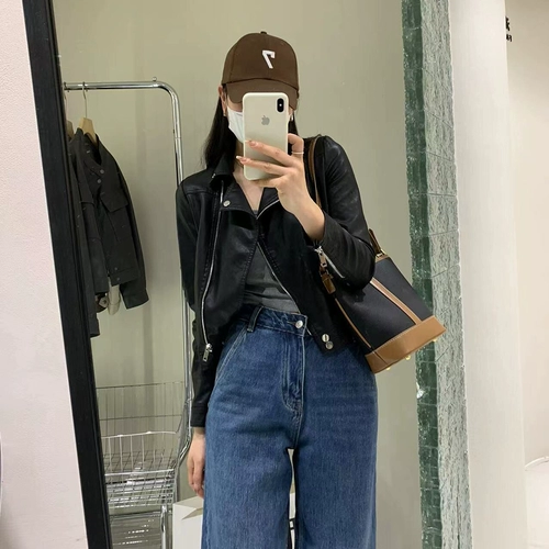 Бежевая короткая осенняя куртка, в стиле Шанель, подходит для подростков