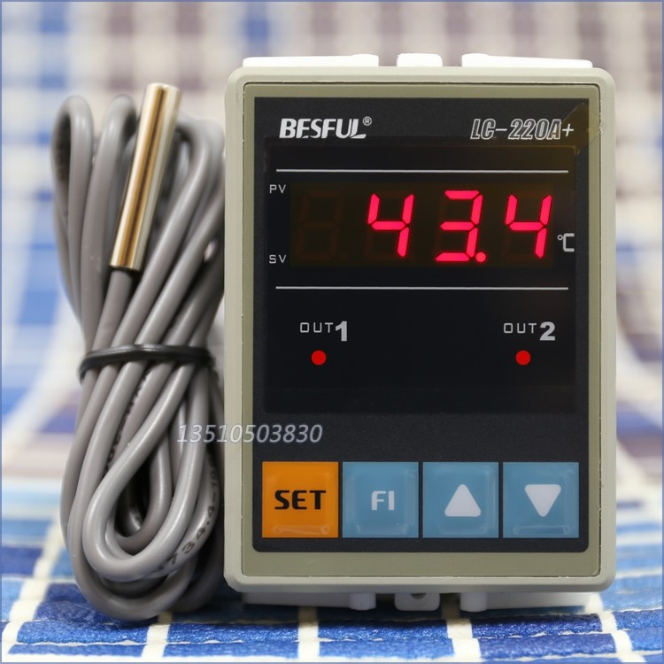Bihe BESFUL Solar water temperature dual temperature controller Thermostat thermostat LC-220A 