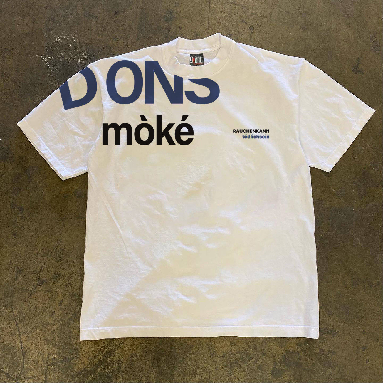 小陈故事多 3A260克双纱纯棉！美式复古重磅情侣女宽松短袖T恤男