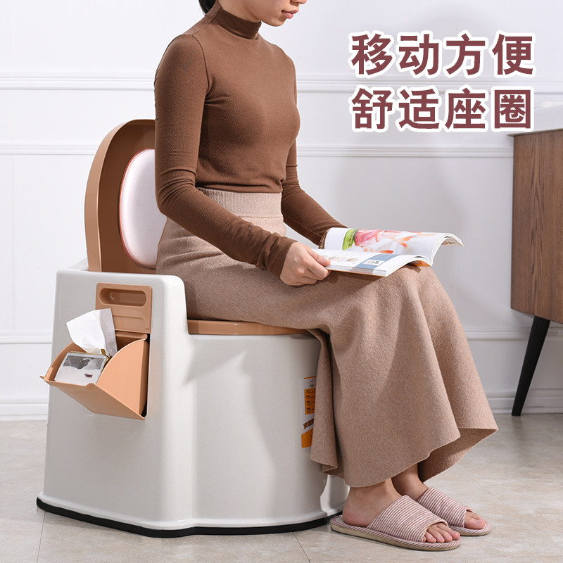Heightened thickened non-slip removable toilet toilet portable pregnant woman elderly plastic toilet seat special price