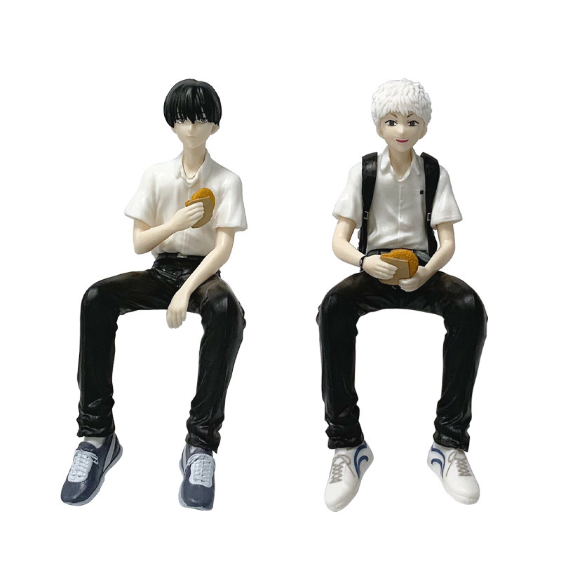 The Summer Light Died: Sitting Pose Tsujinaka Kayo Big-Eyed Jitang Guang Figure Model Doll Toy Ornament