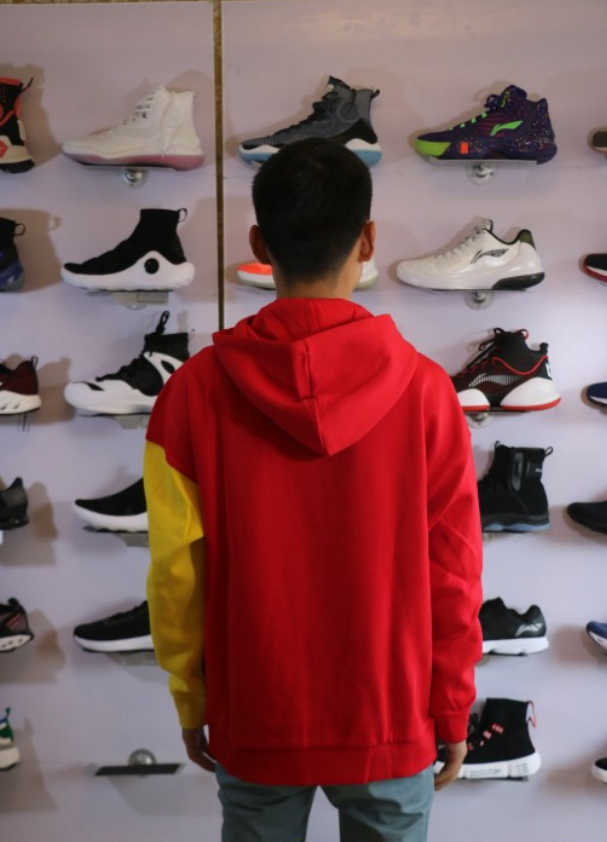 Tuần lễ thời trang Paris 18 thêu Trung Quốc áo len Li Ning cộng với quần áo thể thao nam và nữ AWDNB95 783 - Thể thao lông cừu / jumper aothudong