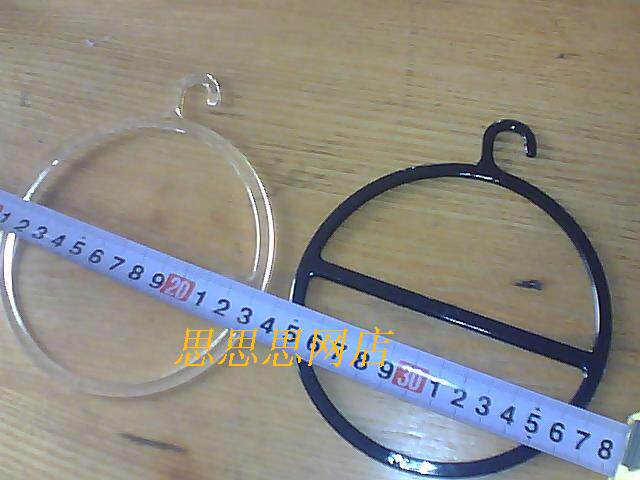 60 packs Offidelity Cross Bridge Silk Scarf Rack Black Scarf Rack Transparent Scarf Shelf Scarf Rack Round