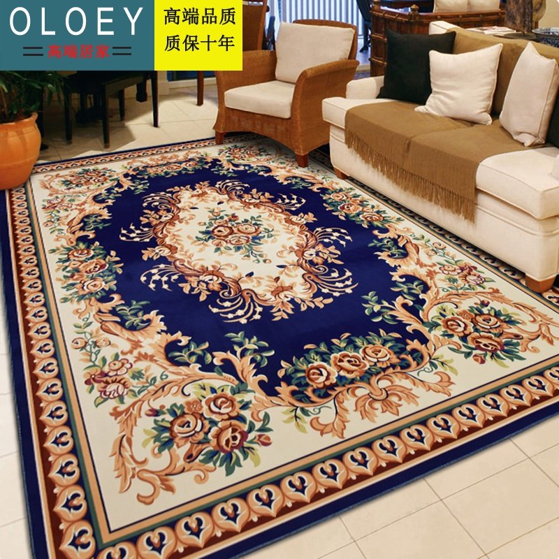 Light extravagant European-style living-room rug bedroom bedside full of minimalist modern fashion American style tea table carpet cushion-Taobao