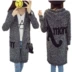 Áo len nữ mùa thu 2018 trong phần dài cỡ lớn áo len thời trang áo hoodie nữ áo khoác len cardigan nữ Cardigan
