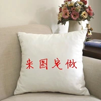 Riêng gối hình ảnh hai mặt tùy chỉnh đệm tùy chỉnh để ánh xạ tùy chỉnh DIY người thực làm cá tính gối nhỏ gối tựa lưng trên giường