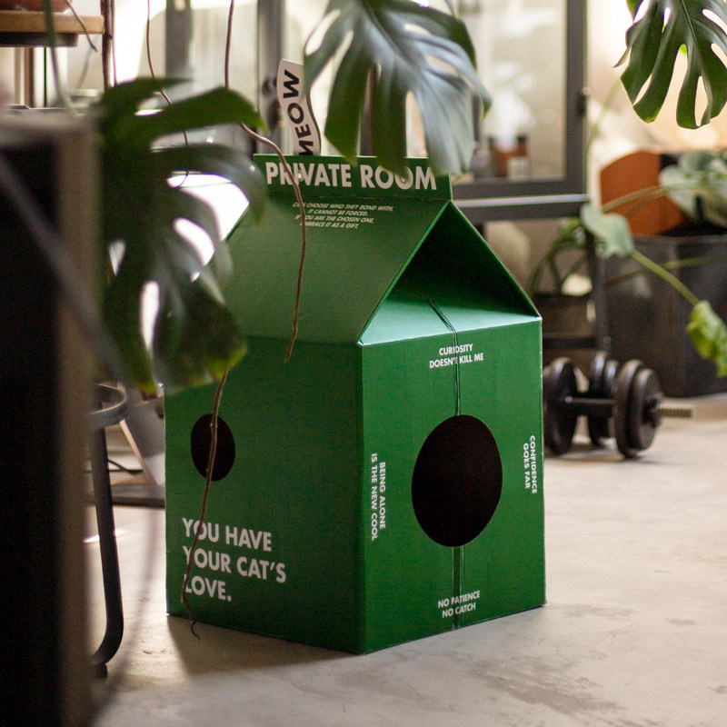 vm original design Cat House Cat's Nestle corrugated grinding plate grinding claw to sofa wear - resistant cat toy four seasons