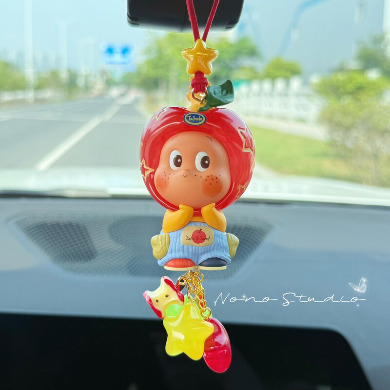 Diva Baozheng. Star Man Car Pendant, Car Hanging Ornament, Bubble Mart Rearview Mirror Car Decoration, Gift for Girls Diva Baozheng. Star Man Car Pendant, Car Hanging Ornament, Bubble Mart Rearview Mirror Car Decoration, Gift for Girls