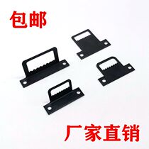 New large L-shaped black Sawtooth adhesive hook T-type adhesive hook photo frame frame backplane decorative painting accessories 200 pack