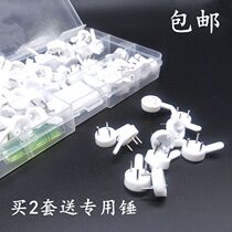 Incarpable nail hanging wall nail hook Photo Wall wedding photo adhesive hook invisible nail photo frame adhesive hook plus strong