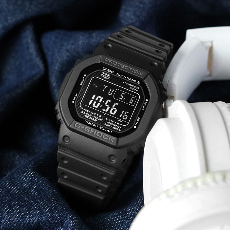 Casio G-Shock Nissan Original Square Gw-5000Hs-1/7 Solar Radio Wave Sports Watch for Men