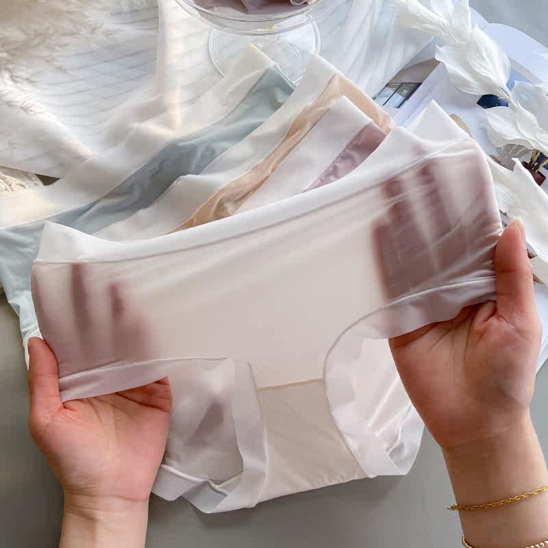 Sexy Lace Pants Woman Pure Cotton Antibacterial Crotch Mid Waist-Free Ice Silk Breathable New 2021 Burst Fashion Shorts