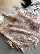 Sexy lace underpants female pure cotton antibacterial crotch high waist closed with small belly lifting hip without scar lady Triangle pants head