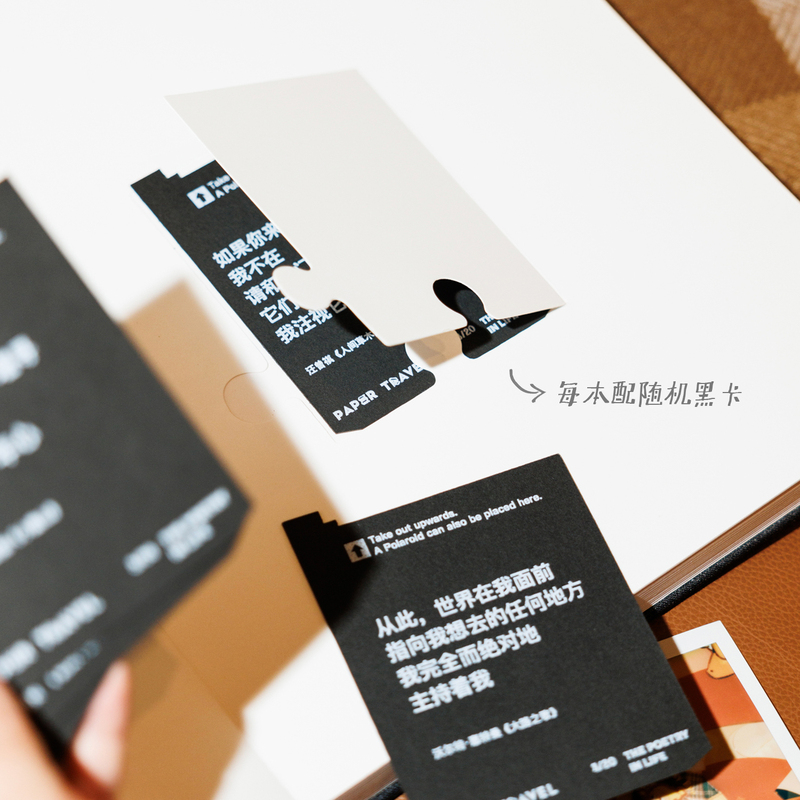 Hardcover Paper Inner Pages Are Acid-Free Wide Polaroid Photo Album Gift Wedding Sign-In Large Capacity New Product