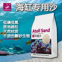 AR atoll sand AURORAREEF sea sand fish tank sand low phosphorus coral sand sea cylinder sand bottom sand 2 No. 3 building sand