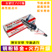 Iridium spark plug motorcycle tricycle 110 125 150 D8TC A7TC fire mouth Zong Shen Futian Longxin