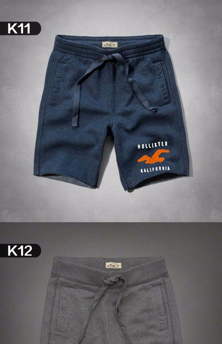 Hollister 2019 hè mới HCO quần short nam cotton bãi biển quần hải âu nam mỏng phần năm quần - Quần short quần âu nam