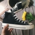 Mùa xuân cao giúp giày vải Hàn Quốc cho nam một đôi giày đế bằng giày the thao nam chính hãng Plimsolls