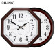 Dilin Clock, Home Clock, Wall Clock, Modern Simple and Stylish Living Room Quartz Clock, Eight-Sided Ultra-Quiet Creative Wall Hanging