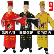 New male Taoist clothing Taoist robe Taoist vestments Taoist vestments Gossip clothes 