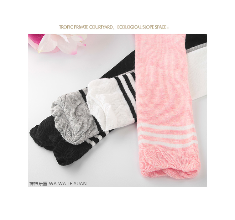Vớ trẻ em mùa hè mỏng cotton thoáng khí 1-3 tuổi Mùa xuân và mùa thu mẫu cho trẻ em trên vớ bóng đá đầu gối vớ xinh cho bé gái