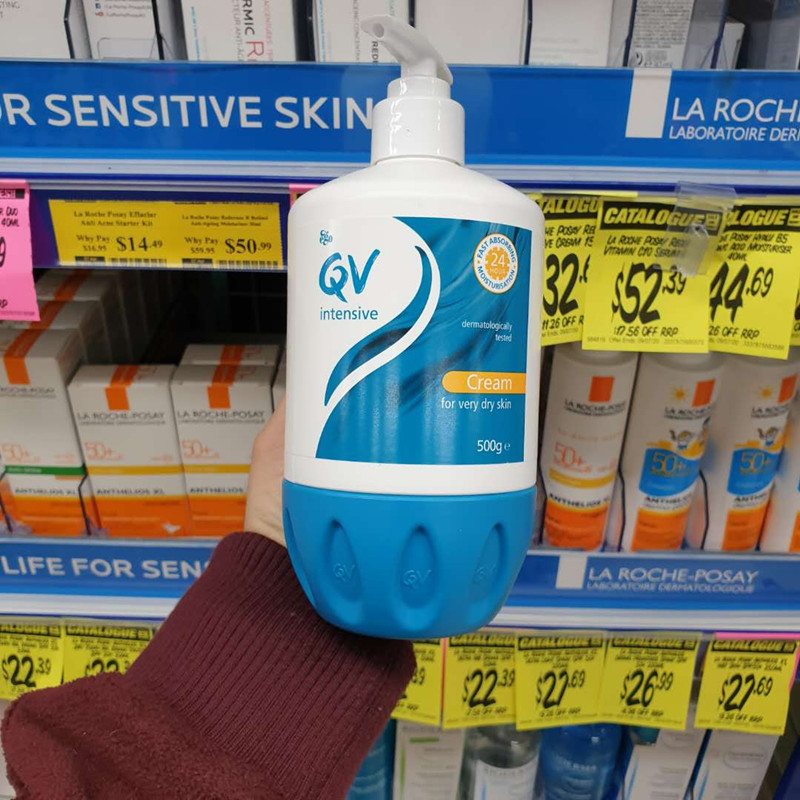 Australian Ego QV Intensive High Moisturizing Cream Moisturizing Face Cream 500g