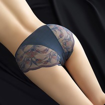 Pure Cotton Stall Mid Waist Shorts Lady 2022 Exploits Korean Version Fashion Sexy Lace Erotic Seductive Apostle Knickers