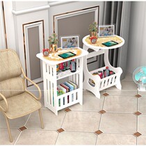 Bedside cabinet small apartment modern simple side cabinet bedroom living room small round table coffee table sofa side