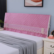Bedside cover bed head cover dust cover 1 5m bed 18 m bed simple cotton clip removal and washing soft bag European solid wood protective cover