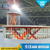 Hot sale electric hydraulic rotary lifting stage wedding bar Special square round stage car display platform