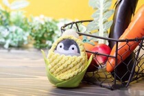  Japan positive energy penguin vegetable cross-dressing corn tomato eggplant radish plush toy pendant