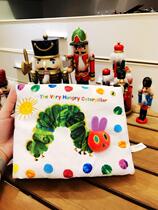  American illustrator Eric Carle So hungry Caterpillar hand-painted book English three-dimensional cloth book