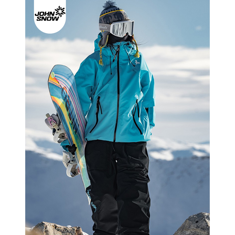 John Snow Ski Suit Women's Set Men's 2025 New Professional Snowboarding Jacket Waterproof and Warm