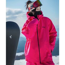 John snow mens and womens couple double snowboard suit suit trendy brand Korean loose waterproof and warm ski pants