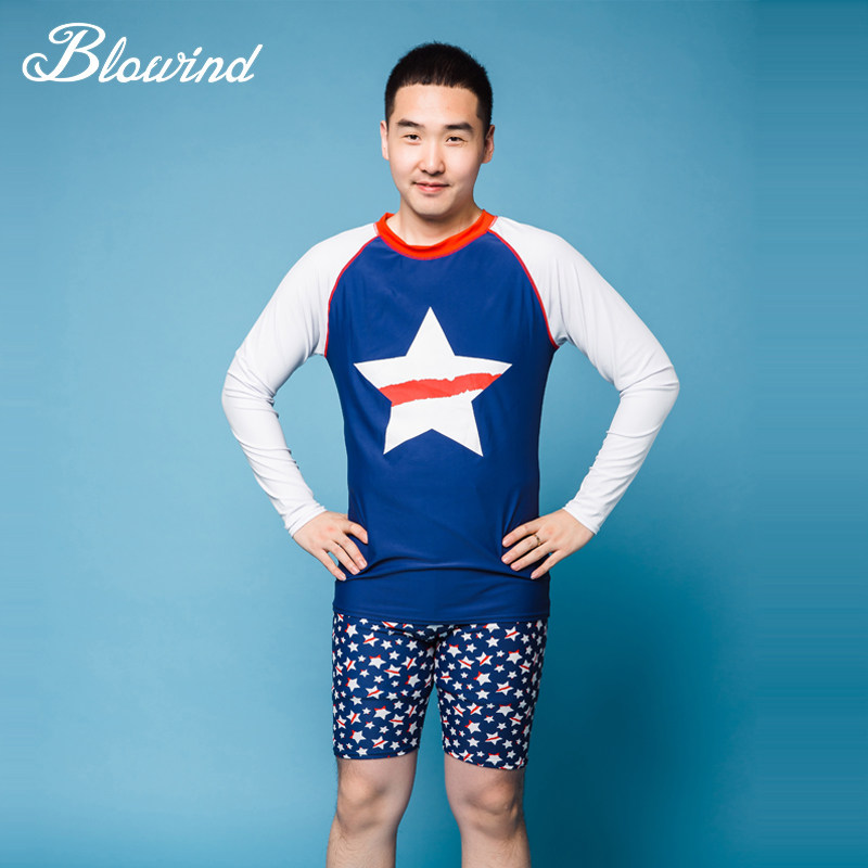 (Clearance special price) sunscreen split swimsuit quick-drying long-sleeved swimsuit children's holiday hot spring wear