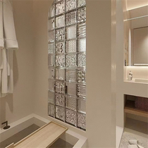 New glass brick partition products launched Italian design pure noble clear translucent and clean creating a sense of artistic conception
