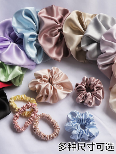 Not Exaggerated! Extra Large 30mm Silk Hair Tie 8Cm/9Cm 100% Mulberry Silk Thick Hair Band