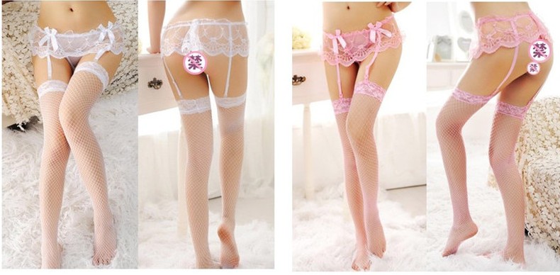 Châu Âu và Hoa Kỳ đồ lót gợi cảm phù hợp với nữ sling dài ống lụa đen vớ ren garter qua đầu gối vớ nữ gợi cảm tất chân