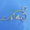 Special wrought iron accessories Cast iron flower Wrought iron angle flower Pig tail flower Horse steel flower 255*140 model 1079