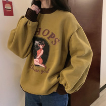 Eurostock Large version half high collar necropolis women Chains ultra fire design sensual 2021 new loose printed blouses