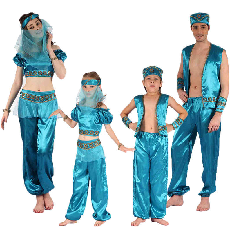 61 Children's Day Jasmine Princess clothes Adult men and women COS India mythology Aladdin Divine Light Prop Clothing