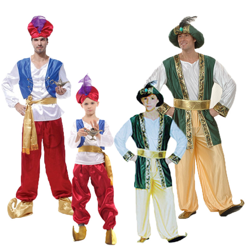 Children's Festival costumes adult male COS Arab clothes Indian mythology Aladdin female Princess Jasmine