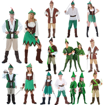 Childrens Day performance suit Adult female cos Wizard of Oz Elf Peter Pan dress Male hunter Robin Hood suit