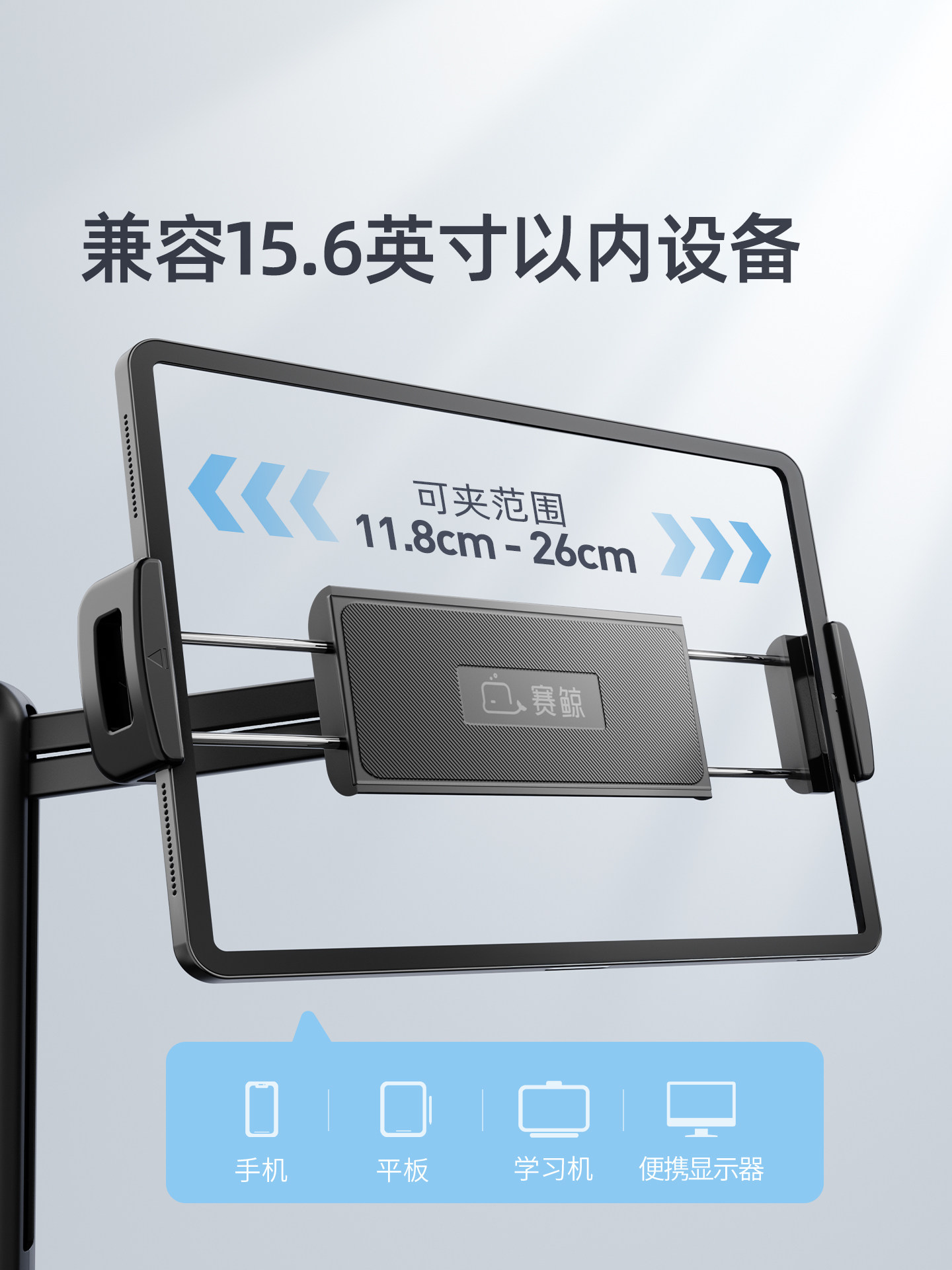 Saijing's New Product K7 Stand Version Bed Computer Desk Tablet Secondary Screen Adjustable Folding Desk Dormitory Study Bed Desk Writing Notebook Office Reading Lazy Desk Board for Placing on the Bed Small Table