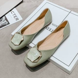 Летние стильные туфли 2025 с открытым носком для женщин, универсальные нежные туфли для вечернего бриза, туфли на плоской подошве, женская обувь большого размера от 41 до 43