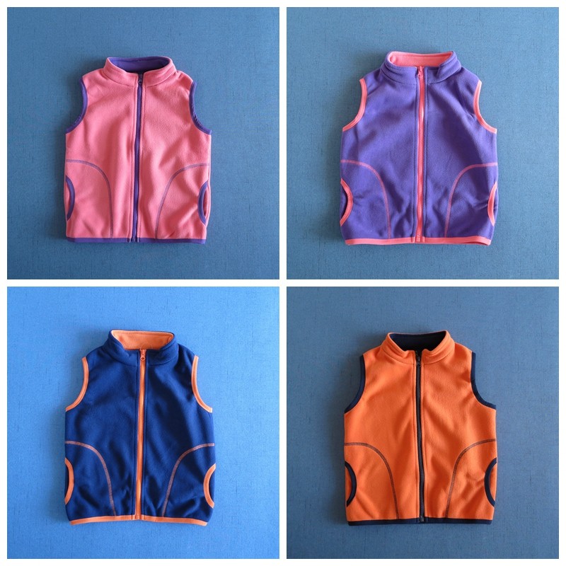 Children's vest fleece vest autumn and winter models of men and women in large children warm outside wear waistcoat vest