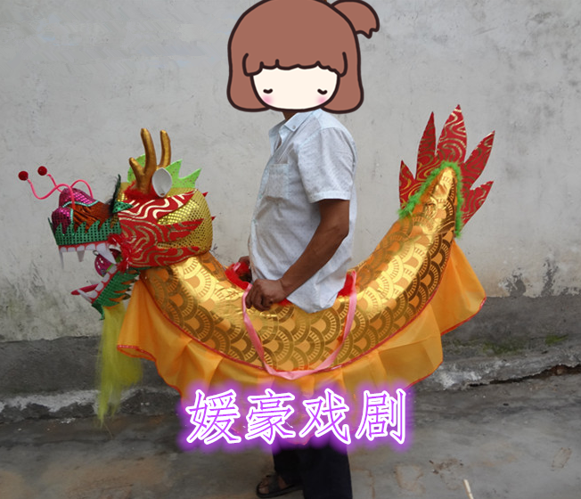 New theatrical props Dragon boat dragon dry boat dragon and phoenix dry boat dance dragon dance lion civil society fire performance play props