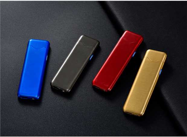 USB nhẹ sạc cá tính nam chống gió siêu mỏng thuốc lá nhẹ máy điện nam laser cảm ứng vân tay điện tử bật lửa zorro