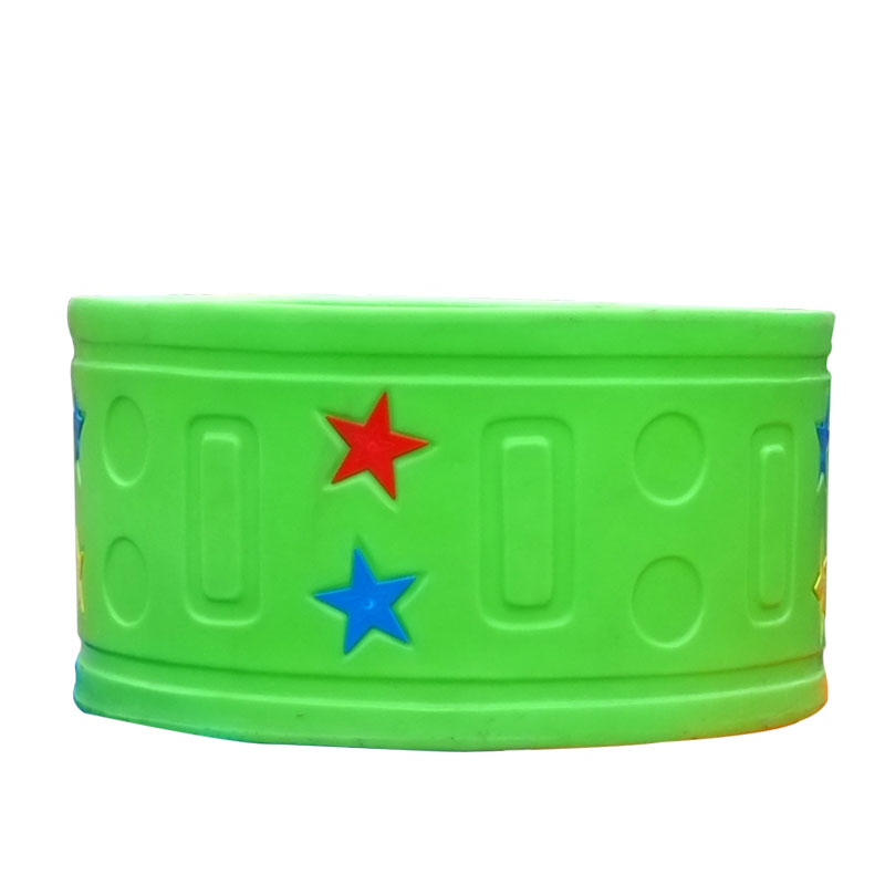 100 Les Juvenile Teach New Pint Kindergarten Outdoor Toys Children's Game Colorful Drill Hole Big Roller-Taobao