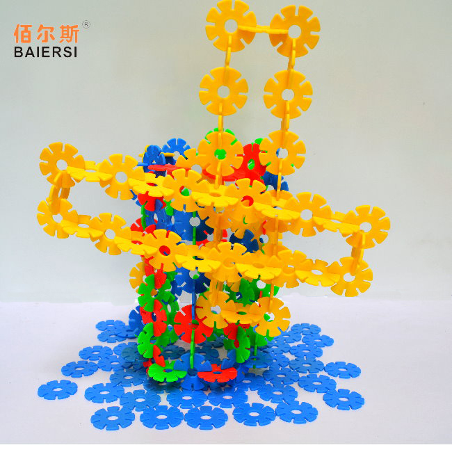 100 Elshot selling large number of leaves Snowflake Flake Collage kindergarten desktop Early teaching children Puzzle Toys